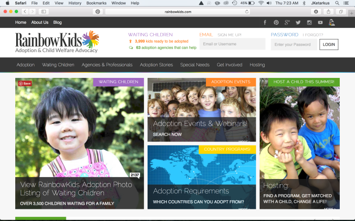 1 RK Site Front Page